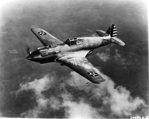 Curtiss XP-40 first flight
